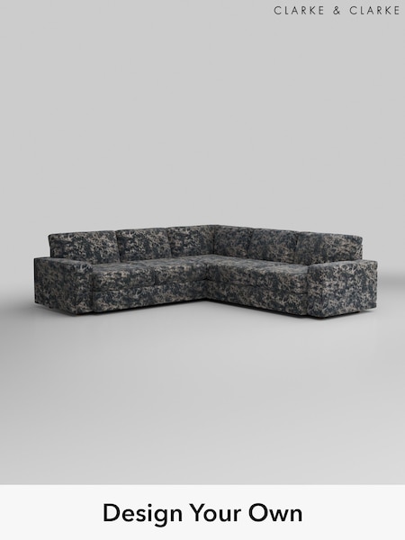 Camille/Indigo Charcoal Grey Ingrid By Clarke And Clarke (AA9770) | £3,250