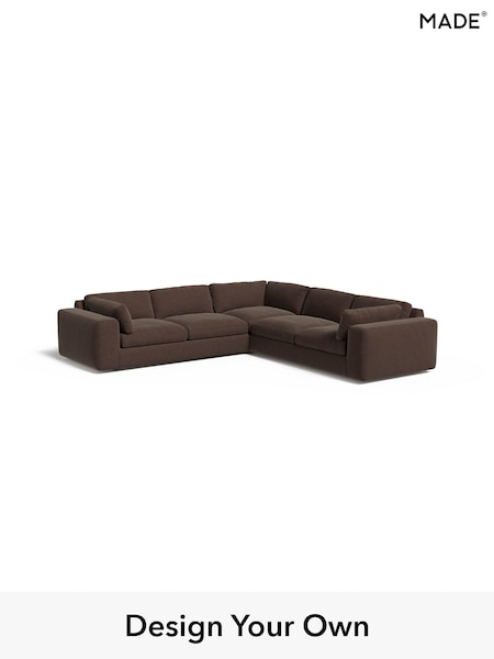 Soft Chenille Easy Clean/Mocha Natural Alec By Made (AA9772) | £2,975
