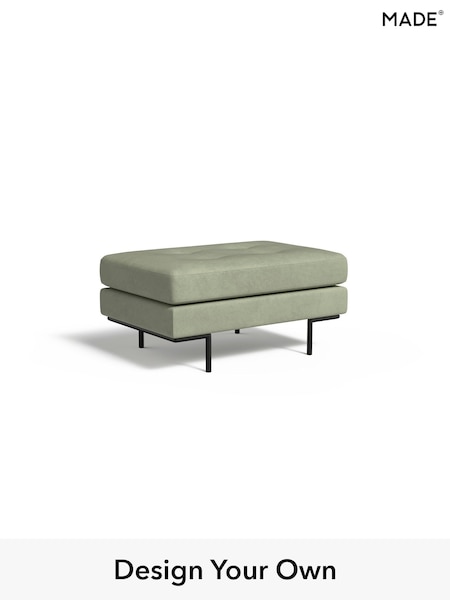 Matt Velvet Easy Clean/Willow Green Harlow By Made (AA9773) | £350