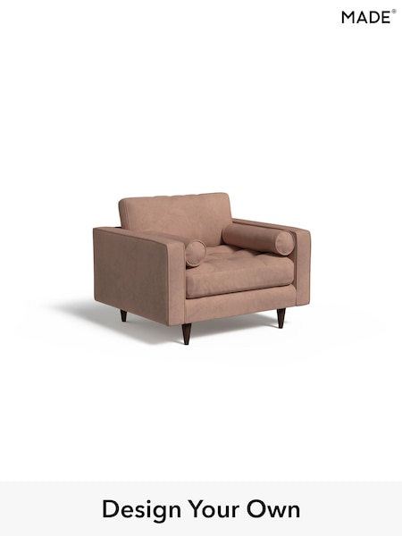 Matt Velvet Easy Clean/Pale Nutmeg Natural Scott By Made (AA9776) | £799