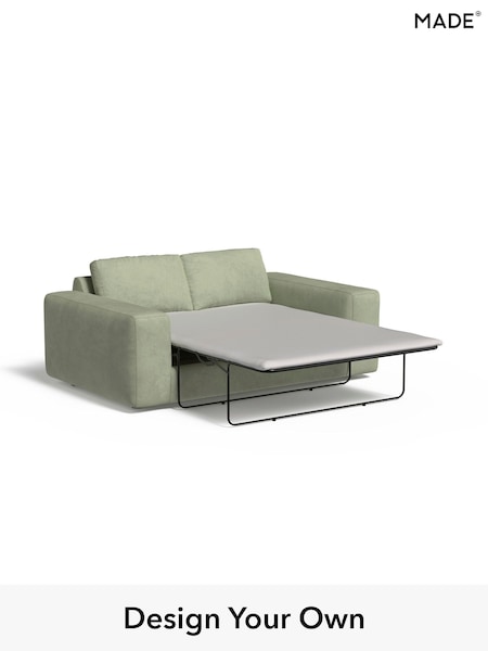 Matt Velvet Easy Clean/Willow Green Alec By Made (AA9777) | £1,425
