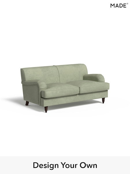 Matt Velvet Easy Clean/Willow Green Orson By Made (AA9779) | £999