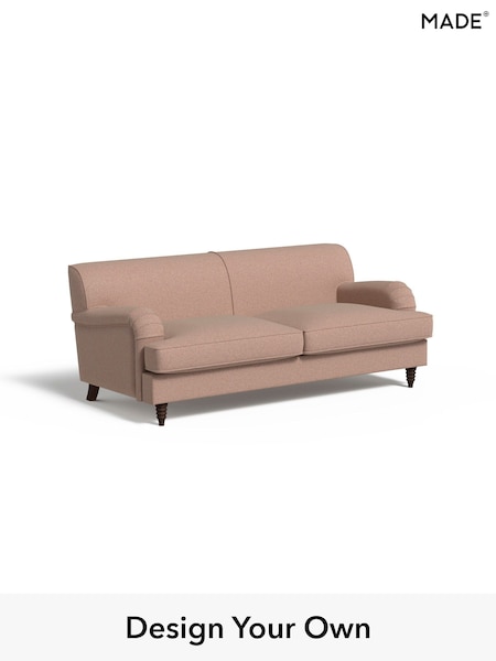 Textured Woven/Plaster Pink Orson By Made (AA9785) | £1,175