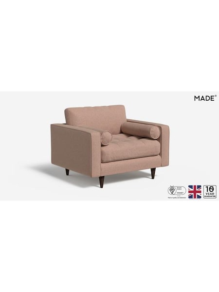 Textured Woven/Plaster Pink Scott By Made (AA9788) | £875