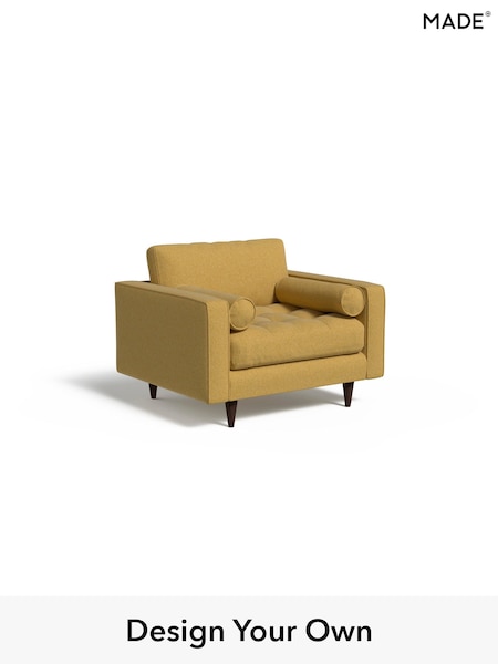 Textured Woven/Warm Ochre Scott By Made (AA9792) | £875