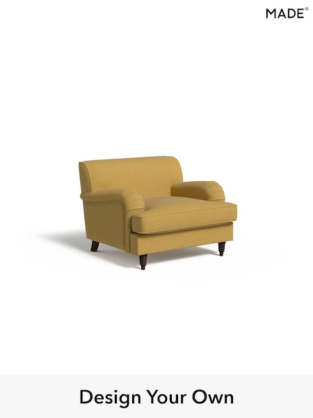 Textured Woven/Warm Ochre Orson By Made (AA9793) | £825