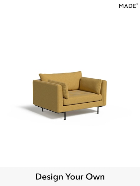 Textured Woven/Warm Ochre Harlow By Made (AA9795) | £825