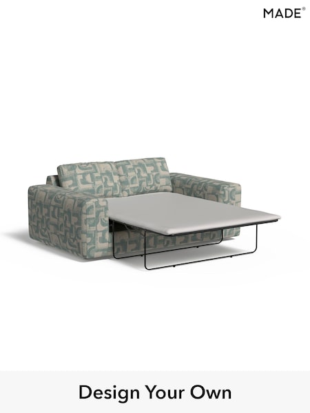 Caro Abstract Weave/Aqua Blue Alec By Made (AA9796) | £1,575