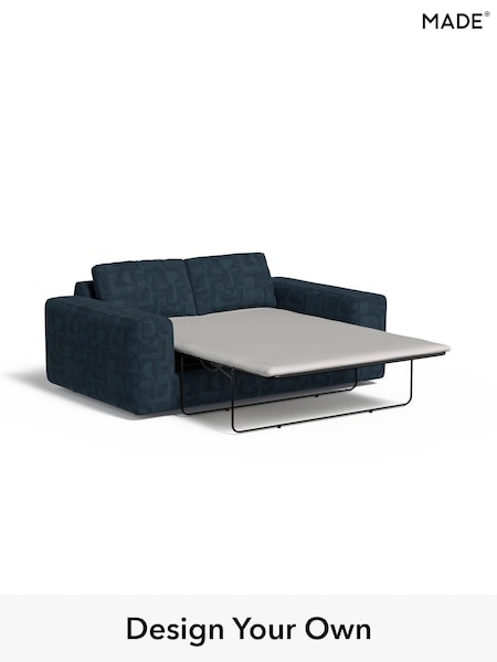 Caro Abstract Weave/Ink Blue Alec By Made (AA9803) | £1,575