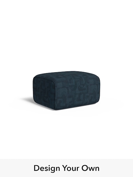 Caro Abstract Weave/Ink Blue Avalon By Made (AA9805) | £425