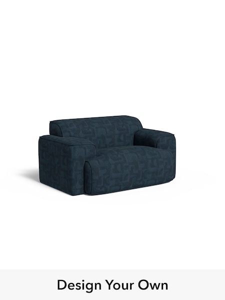 Caro Abstract Weave/Ink Blue Avalon By Made (AA9805) | £950