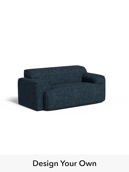 Caro Abstract Weave/Ink Blue Avalon By Made (AA9805) | £1,099