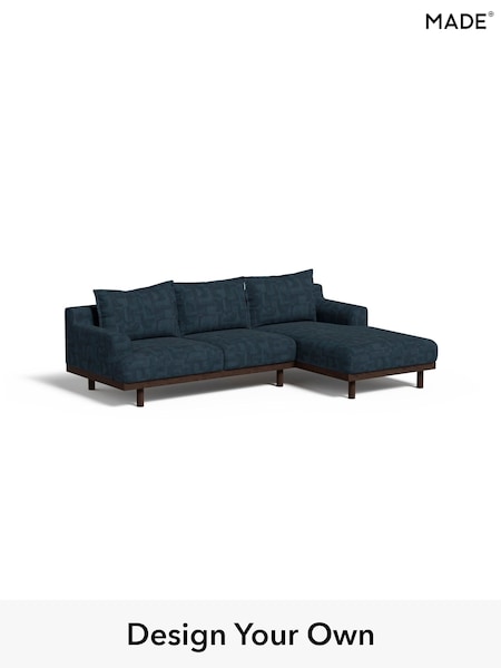 Caro Abstract Weave/Ink Blue Turin By Made (AA9813) | £2,199
