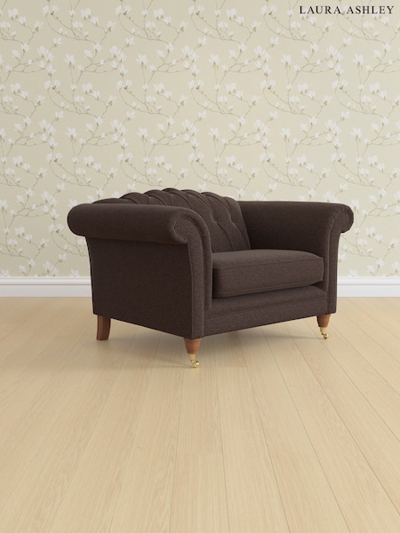 Harley/Chestnut Brown Gloucester Button Back By Laura Ashley (AA9858) | £1,150