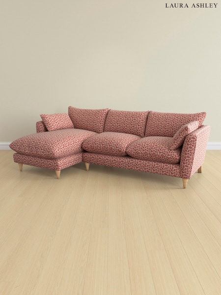 Hargate Leaves/Rosewood Red Casterton By Laura Ashley (AA9902) | £2,375