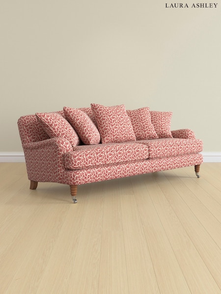 Hargate Leaves/Rosewood Red Lynden Scatter Back By Laura Ashley (AA9915) | £1,625