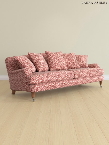 Hargate Leaves/Rosewood Red Lynden Scatter Back By Laura Ashley (AA9915) | £1,725