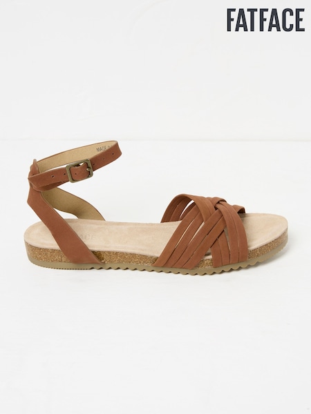 FatFace Bria Tan Brown Sandal (AB1058) | £45.50