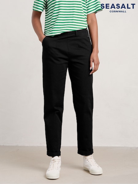 Seasalt Cornwall Black Waterdance Trousers (AB1213) | £63