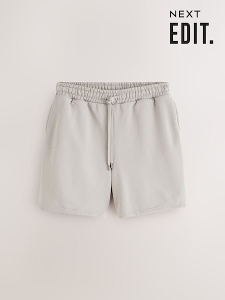 Neutral Brown EDIT Jersey Shorts (AB1406) | £18