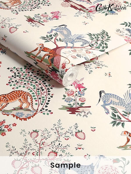 Cath Kidston Natural Painted Kingdom A4 Wallpaper Sample (AB1451) | £1