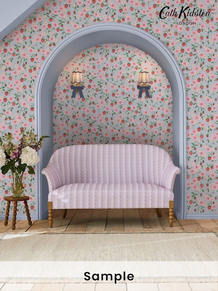 Cath Kidston Summer Strawberry A4 Wallpaper Sample (AB1462) | £1