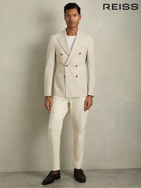 Reiss White Rathbone Relaxed-Fit Cropped Jeans (AB1793) | £110
