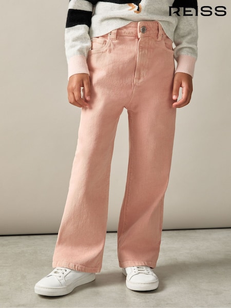 Reiss Pink Sky 4-9 yrs Wide-Leg Jeans (AB2359) | £50