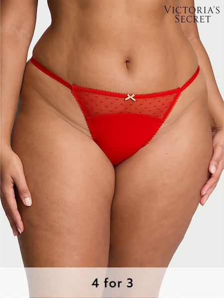 Victoria's Secret Lipstick Red G String Knickers (AB2804) | £9