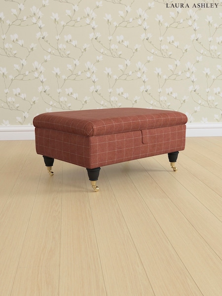 Carolyn Check/Terracotta Orange Beaumaris By Laura Ashley (AB2876) | £575