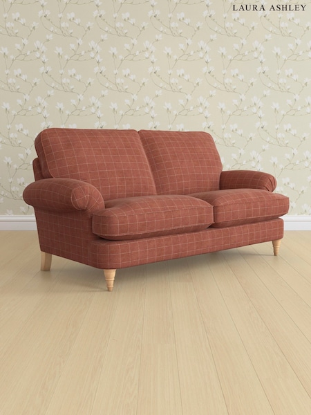 Carolyn Check/Terracotta Orange Beaumaris By Laura Ashley (AB2876) | £1,400