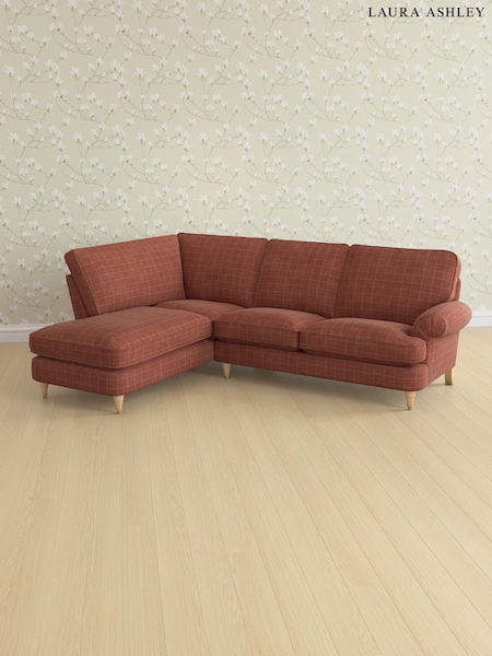 Carolyn Check/Terracotta Orange Beaumaris By Laura Ashley (AB2876) | £2,450