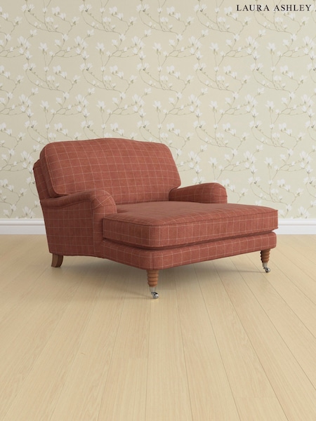 Carolyn Check/Terracotta Orange Lynden By Laura Ashley (AB2881) | £1,200