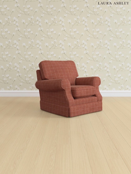 Carolyn Check/Terracotta Orange Padstow By Laura Ashley (AB2883) | £950