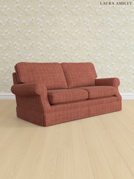 Carolyn Check/Terracotta Orange Padstow By Laura Ashley (AB2883) | £1,400