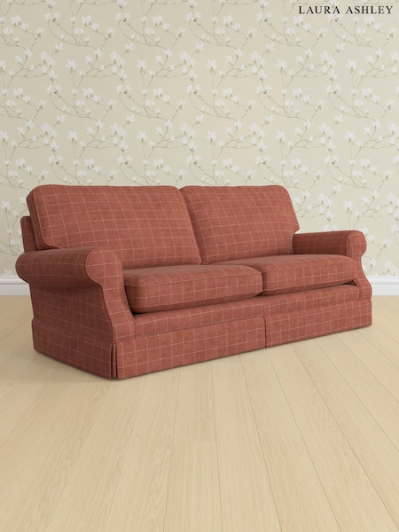 Carolyn Check/Terracotta Orange Padstow By Laura Ashley (AB2883) | £1,500