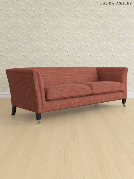 Carolyn Check/Terracotta Orange Chatsworth By Laura Ashley (AB2885) | £1,550