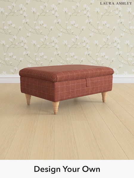 Carolyn Check/Terracotta Orange Beverley By Laura Ashley (AB2886) | £575