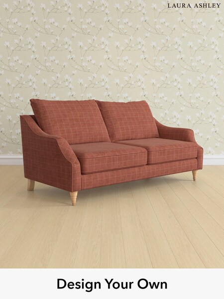 Carolyn Check/Terracotta Orange Beverley By Laura Ashley (AB2886) | £1,500