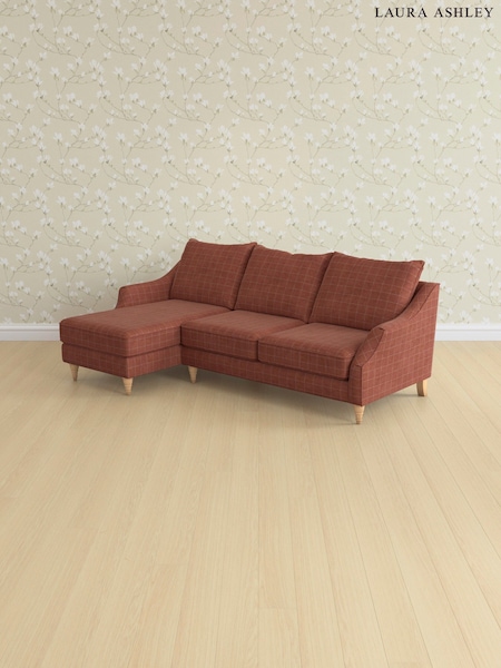 Carolyn Check/Terracotta Orange Beverley By Laura Ashley (AB2886) | £2,275