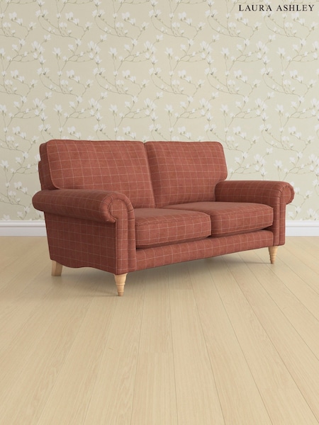 Carolyn Check/Terracotta Orange Kingston By Laura Ashley (AB2887) | £1,300