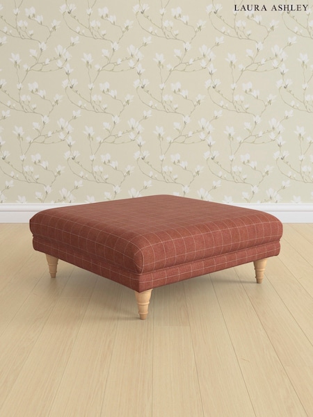 Carolyn Check/Terracotta Orange Gloucester By Laura Ashley (AB2888) | £600