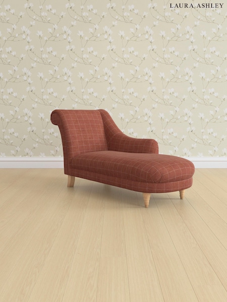 Carolyn Check/Terracotta Orange Gloucester By Laura Ashley (AB2888) | £1,100