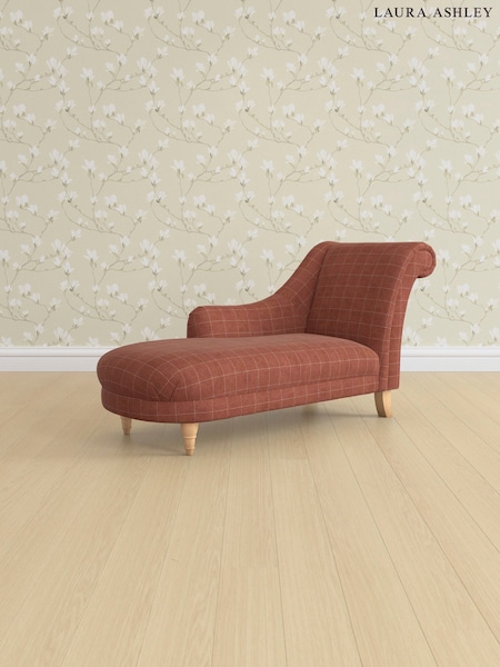 Carolyn Check/Terracotta Orange Gloucester By Laura Ashley (AB2888) | £1,100