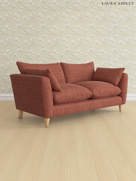 Carolyn Check/Terracotta Orange Casterton By Laura Ashley (AB2889) | £1,400