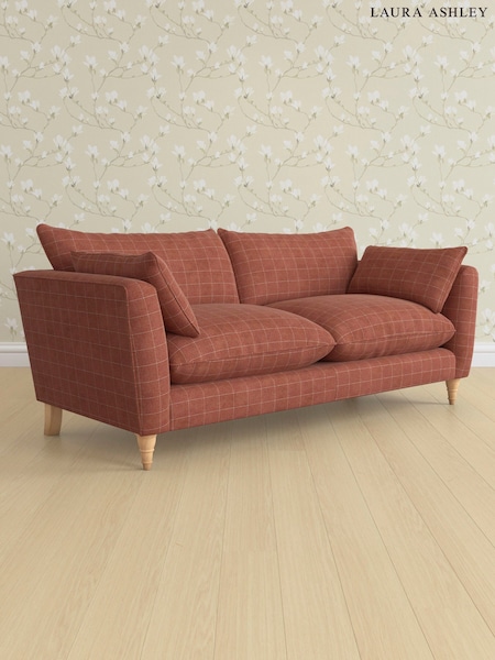 Carolyn Check/Terracotta Orange Casterton By Laura Ashley (AB2889) | £1,500