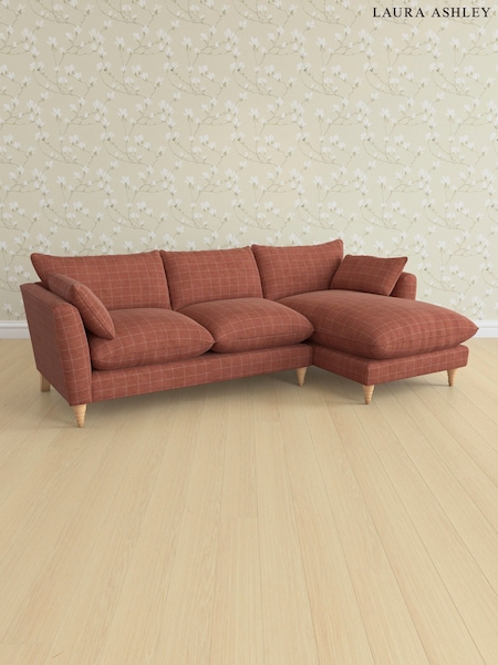 Carolyn Check/Terracotta Orange Casterton By Laura Ashley (AB2889) | £2,275