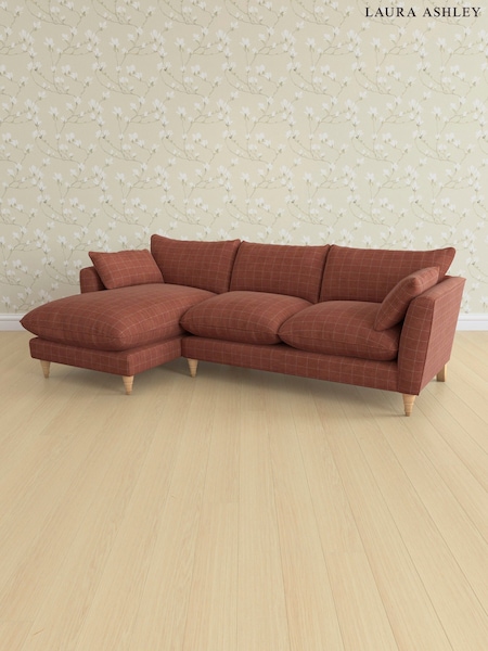 Carolyn Check/Terracotta Orange Casterton By Laura Ashley (AB2889) | £2,275
