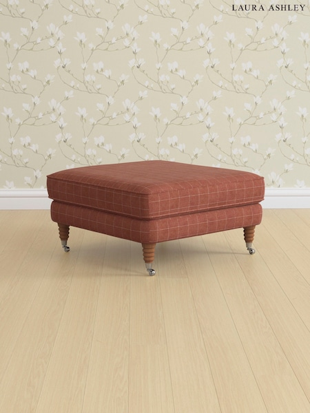 Carolyn Check/Terracotta Orange Lynden Scatter Back By Laura Ashley (AB2900) | £675