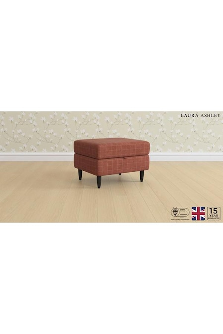 Carolyn Check/Terracotta Orange Radcliffe By Laura Ashley (AB2901) | £500